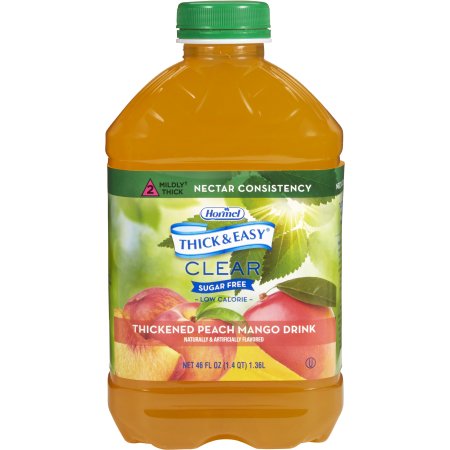 Hormel Thick & Easy Sugar Free Peach Mango Flavor Ready to Use Nectar Consistency - 46 oz