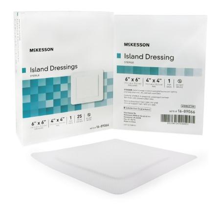 McKesson Island Dressing 6x6 Sterile box of 25