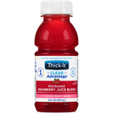 Thickened Beverage Thick-It® Clear Advantage® 8 oz. Bottle Cranberry Flavor Ready to Use Nectar Consistency