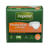Depend Protection with Tabs